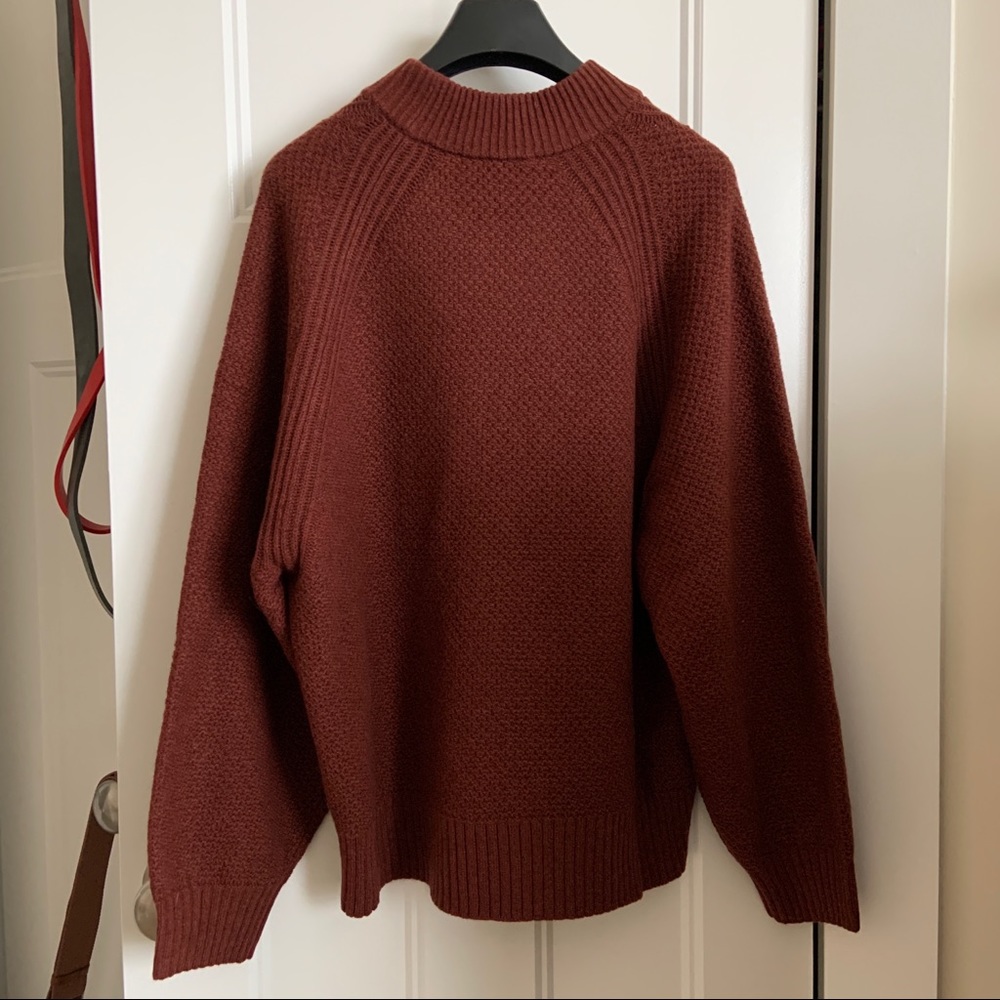 NWT Everlane Oversized Stroopwafel Crew ReCashmere - Picture 7 of 10